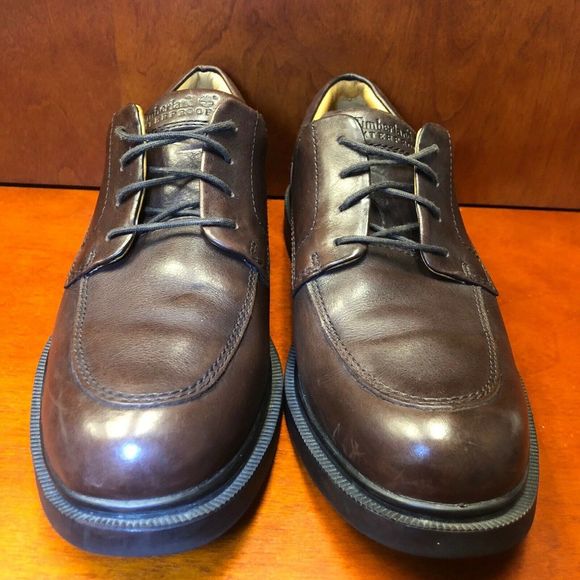 Timberland Men 8.5 M Round Apron Toe Oxfords - Picture 4 of 8